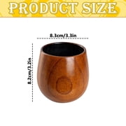 RUIQPGRT Wild Jujube Wood Japanese Mug Large Belly Cup for Tea Coffee Kitchen Clearance
