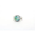 thumbnail image 5 of Heaven Crafts 925 Sterling Silver Designer Abalone Shell Ring Genuine Gemstone Silver Jewelry Ring For Women, 5 of 5