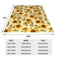 thumbnail image 3 of Vsdgher Scottish Plaid Sunflower Ultra-Soft Micro flannel Blanket Throw Blankets for Couch Sofa, Bed (4 sizes)-60"x50", 3 of 7