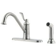 thumbnail image 2 of Pfister Portland 1-Handle Kitchen Faucet with Side Spray in Stainless Steel, 2 of 2