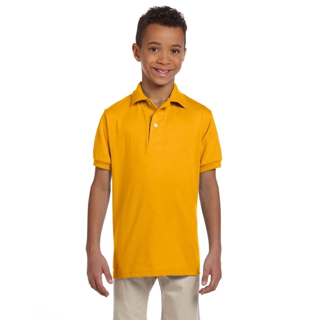Jerzees Youth 5.6 oz. SpotShield Jersey Polo - 437Y