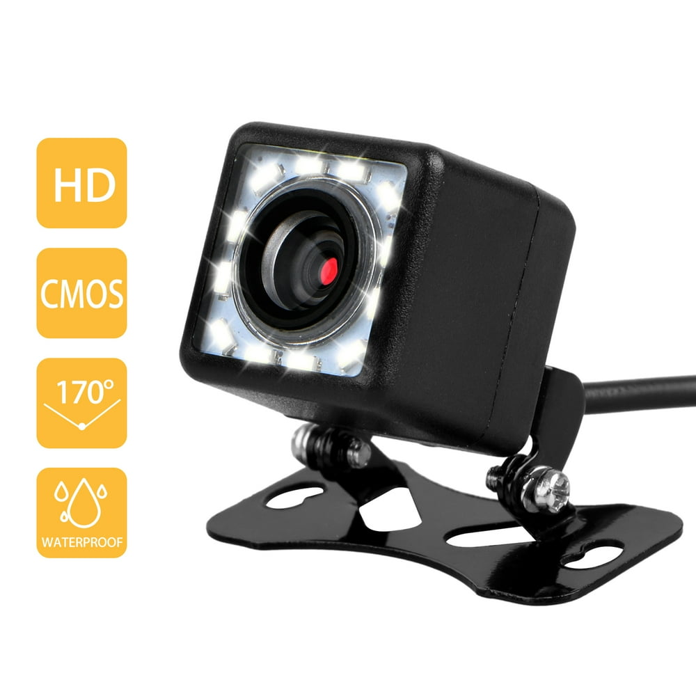 TSV LED Backup Camera,Car Rear View Camera Waterproof High Definition 170 Degree Viewing Angle