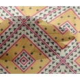 thumbnail image 4 of oneOone Viscose Chiffon Fabric Diamond|Triangle & Check Geometric Print Fabric By Yard 42 Inches Wide, 4 of 4