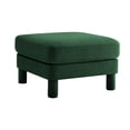 thumbnail image 3 of Dtwnek Polyester Ottoman for Living Room, Office, Bedroom, Green, 3 of 6