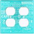 thumbnail image 4 of Metal Light Switch Plate Cover Cafe Diner Coffee Sign Teal COF035, 4 of 13