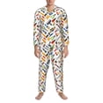 thumbnail image 3 of Cauagu Home construction tools Print Men's Long-Sleeve Pajama Set,Soft Button-Front 2Pjs for Men Long Sleeve Men’s Sleepwear-X-Large, 3 of 7