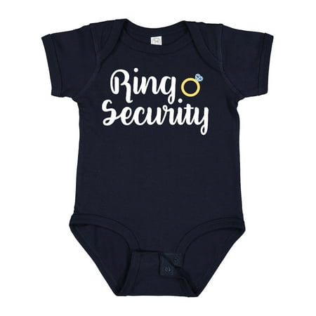 

Inktastic Ringbearer Ring Security White Text Gift Baby Boy or Baby Girl Bodysuit