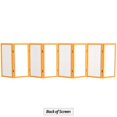 thumbnail image 7 of Red Lantern 2 ft. Short Desktop Window Pane Shoji Screen - Honey - 8 Panels, 7 of 7