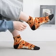 thumbnail image 5 of Bingfone Halloween 2 Design Patterned Men's Women's Casual Cotton Socks, 5 of 5
