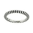 thumbnail image 3 of 925 Sterling Silver Oxidized Platinum Plated Plain Silver Striped Stackable Women Valentines Day Gifts Ring, 3 of 4
