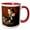 Red/White, variant on 3drose, Henry Pelham Boy with a Squirrel by John Singleton Copley Amerian Art, 11oz Two-tone Blue Mug