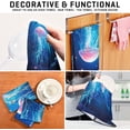 thumbnail image 7 of Dreamtimes Jellyfish Kitchen Towels, 18 x 28 Inch Super Soft and Absorbent Dish Cloths for Washing Dishes, 4 PCS Reusable Multi-Purpose Microfiber Hand Towels for Kitchen, 7 of 7