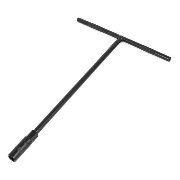 Unique Bargains Repairing Tool Metric 10mm Metal T Bar Socket Handle Wrench Black