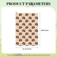 thumbnail image 4 of Lsque Fall Turkey Premium Golf Towel - Ultra Absorbent and Quick Drying Microfiber Towel with Carabiner - Gift for Men -24" X 16", 4 of 8