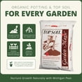 thumbnail image 3 of Michigan Peat Garden Magic Organic Planting Potting Top Soil Blend, 40 Pound Bag, 3 of 7