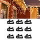 thumbnail image 4 of Clips De Luz De Canal De Navidad, Reutilizables, 150 Piezas, Clips De Luz De Vacaciones Impermeables De Plástico Pequeños Para Halloween ANGGREK Negro, 4 of 8
