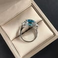 thumbnail image 3 of Fashion Anniversary 925 Silver Ring Cubic Zirconia Women Jewelry Sz 6-10, 3 of 8