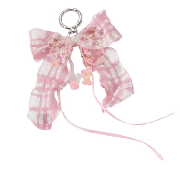 Bows Keychain BagCha--Car Keyrings BagCha--Accessories for Purse Decors