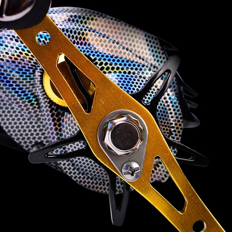 18+1 BB Bearing Baitcast Fishing Reel High Speed 7.2:1 Left Right Hand, Blue
