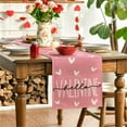 thumbnail image 3 of FYTPOV Hello Valentine Table Runner, Valentines Day Decorations, Hearts Pink Table Runner for Party, Christmas Runner for Table Home Decor, Table Runners 90 Inches Long, 3 of 5