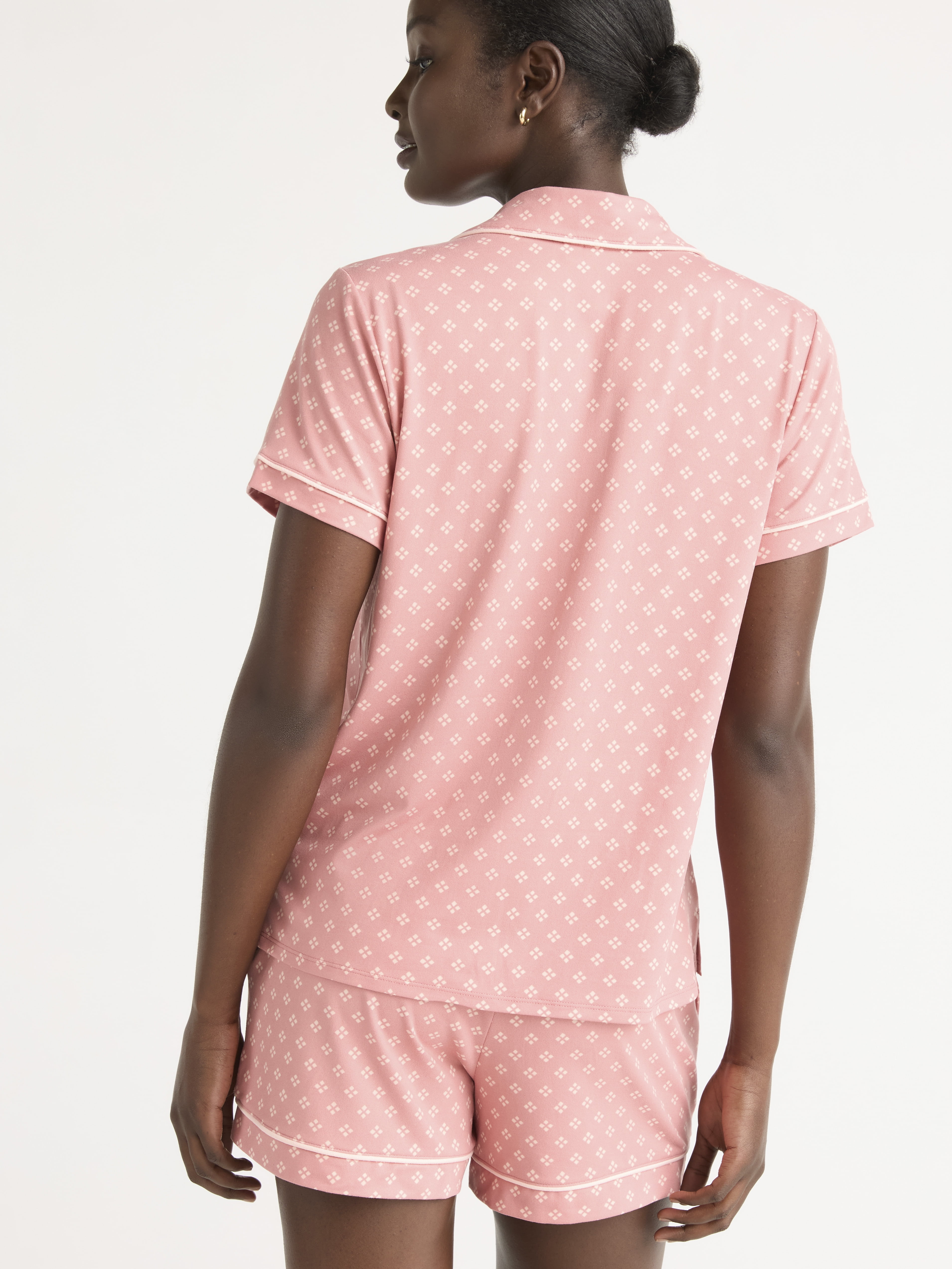 Joypsun Women's Dreamy Soft Collection Notch Collar Top and