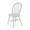 thumbnail image 4 of Windsor Solid Wood Spindleback Chair in White, 4 of 4