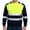 Fluorescence Yellow, variant on Reflective Work Shirts for Men, Breathable Summer Construction Night Shift Safety Apparel Warehouse Hi Vis Moisture Wicking Men Workwear Long Sleeve Labor Day Gear Fathers Yellow L