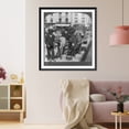 thumbnail image 3 of Historic Framed Print, Market day in Kanturk, country-men of County Cork, Ireland, 17-7/8" x 21-7/8", 3 of 9