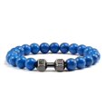 thumbnail image 4 of Soumake Barbell Beaded Bracelet Ethnic Style Healing Energy Colorful Faux Turquoise Natural Stone Round Beads Girls Bracelet Fashion Jewelry Fashion, 4 of 8