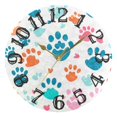 thumbnail image 5 of Claws Print 10 inch Wall Clocks Non Ticking Easy to Read Battery Decorative for Home Bathroom Kitchen Bedroom Living Room, 5 of 8