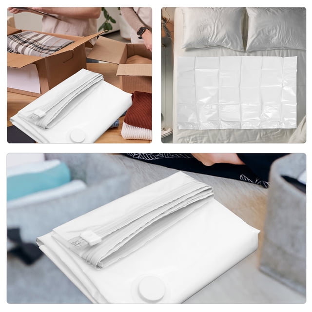 OUNONA 2 Pcs Sacs de Rangement pour Matelas à Compression sous Vide Sacs Transparents de Scellage sous Vide pour Chambre