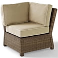 thumbnail image 1 of Pemberly Row Chaise d'Angle de Patio en Osier, Brun et Sable, 1 of 7