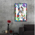 thumbnail image 6 of Epic Art 'Heart Pittie' by Dean Russo, Acrylic Glass Wall Art, 24"x36", 6 of 8