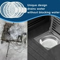 thumbnail image 3 of Easeky 3.15" Silicone Shower Drain Catcher, Weighted Metal-Core Hair Stopper for Flat Floor Drains, Easy-Clean Bathroom Kitchen Laundry Plug, Universal Size Snug Fit, 1*Filter, 3 of 3