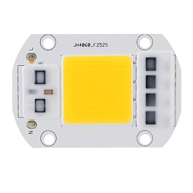 Burbujas LED de color blanco cálido Chip de ahorro de energía Fuente de luz de alto voltaje Chip LED de alta potencia para iluminación de tráfico 100 W 220 V