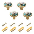 thumbnail image 2 of Ryvnso Dog in Water Cabinet Knobs Kitchen Door Round Pulls Drawers Dresser Cupboard Knob Set of 4, 2 of 8