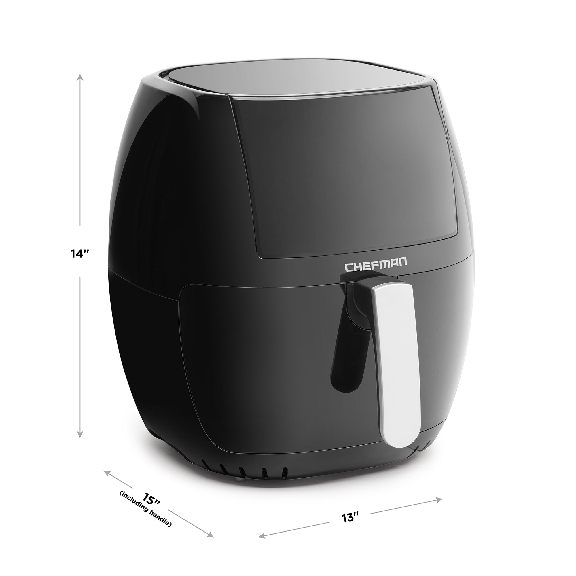 Chefman TurboTouch Easy View Air Fryer, 1500W, 8 qt.