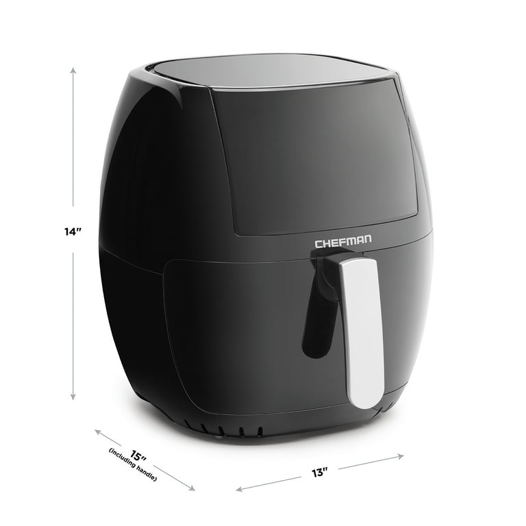 Chefman 6-Qt. Dual Basket Air Fryer with Easy-View Window