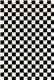 Photo 1 of 1909 Checkered Black and White 8 x 10 Area Rug Carpet