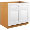 thumbnail image 2 of Maplevilles Cabinetry B36 Inset 36" Wide X 35" Tall Double Door Base Cabinet - White, 2 of 7