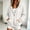 A127 White, variant on Trikvn Women's Quarter Zip Pullover Hoodie Textured Long Sleeve Sweatshirt Casual Drop Shoulder Hooded Tops with Kangaroo Pocket Fall Fashion Athletic Wear