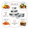thumbnail image 2 of Kitchen Details 12 Piece 2.25 L Plastic Airtight Food Storage Container Set, Grey, 2 of 16