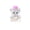 A004- White, variant on Back to School Decor Small Resin Figures 1 Inch Cute Teddy Bear Brown Transparent Resin Accessories for Diy Micro Landscape Home Desk Decor, 1 Pack