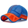 thumbnail image 1 of Summer Small Kids Breathable Quick Dry Mesh Baseball Cap Boy Gir Sun Hat, 1 of 7