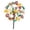 A005- Style E, variant on Solar Sunflower Wind Spinner with Decorative Flowers, Solar-Powered Outdoor Kinetic Windmill for Yard, Garden, Patio, Lawn, Backyard, Porch, Outdoor Decor, Artistic Metal Wind Sculpture
