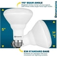 BR30 LED Bulb 8.5W Dimmable Flood Light for Recessed Cans (Cool White