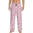 thumbnail image 2 of Lsque Cute Cat Print Men's Pajama Pants, Lounge Pant - Comfortable Home Wear,Elastic Waistband, Stylish Design-Large, 2 of 9