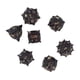 thumbnail image 1 of 7 PCS Metal Dice Set Polyhedral Portable Board Game Dice nced Scrolling Vintage Table Games Accessory Blood Black Gold, 1 of 4