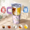 thumbnail image 6 of 20OZ Unicorn Themed Cup with Handle Stainless Steel Travel Mug Ideal Gifts for Women Unicorn Lovers Suitable for Birthday Christmas and Yoga Retreats, 6 of 6
