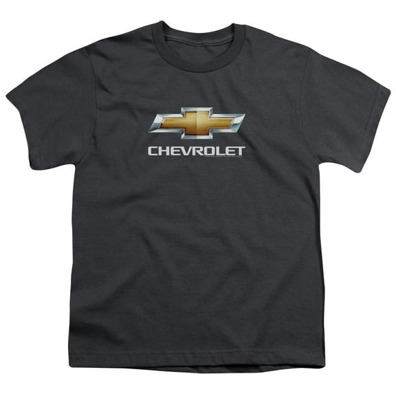Chevrolet - Chevy Bowtie Stacked - Youth Short Sleeve Shirt - Small